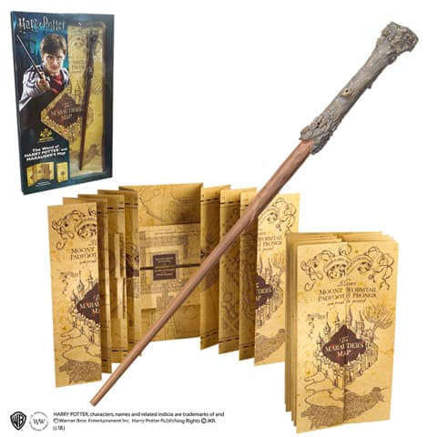 Pack Varita Harry Potter y Mapa del Merodeador NN7978 - Espadas y Más