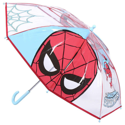Paraguas manual burbuja Spiderman Marvel 42cm - Espadas y Más