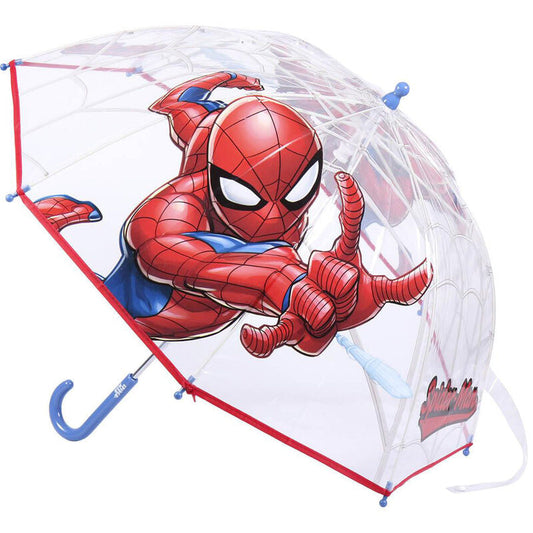 Paraguas manual burbuja Spiderman Marvel 45cm - Espadas y Más