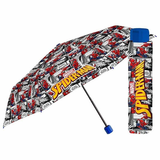 Paraguas plegable manual Spiderman Marvel 50cm - Espadas y Más