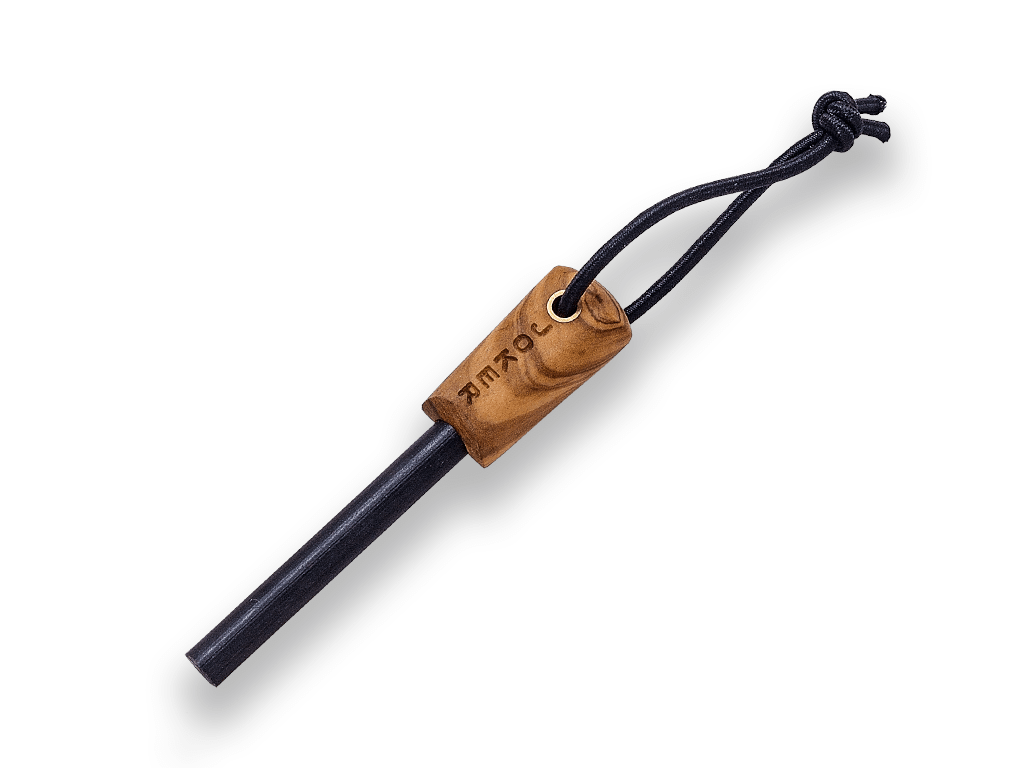 CUCHILLO BUSHCRAFT Y SUPERVIVENCIA JOKER EMBER FLAT CON CACHAS EN OLIVO CO123-P - Espadas y Más