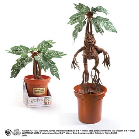 Peluche electrónico collector La Mandrágora 25 Cm - Harry Potter NN7506 - Espadas y Más