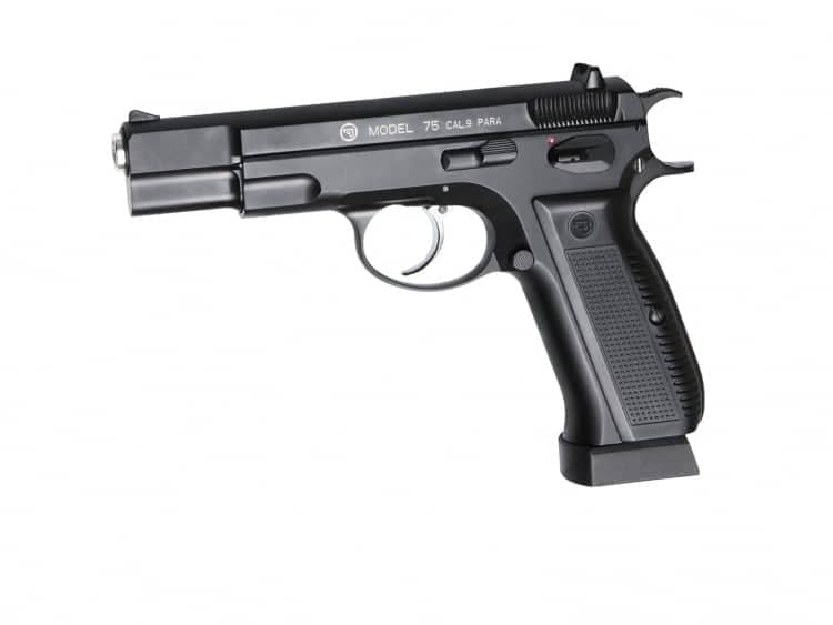 Pistola CZ 75 Blowback - 4,5 mm Co2 Bbs Acero ASG17619 - Espadas y Más