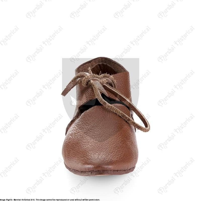 Imagen de Botín Medieval de mujer, Cuero Marrón parte de nuestra colección en Espadas y más, sitio oficial.