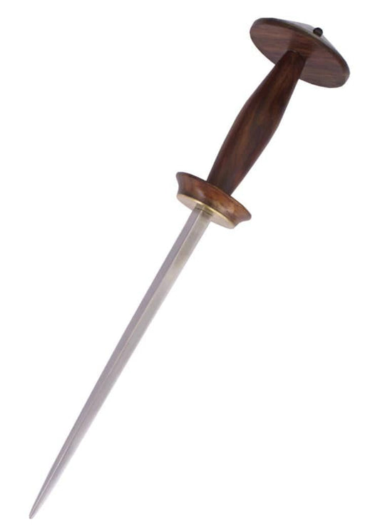 PRD101 Disco daga, del siglo XV, con funda de cuero - Espadas y Más