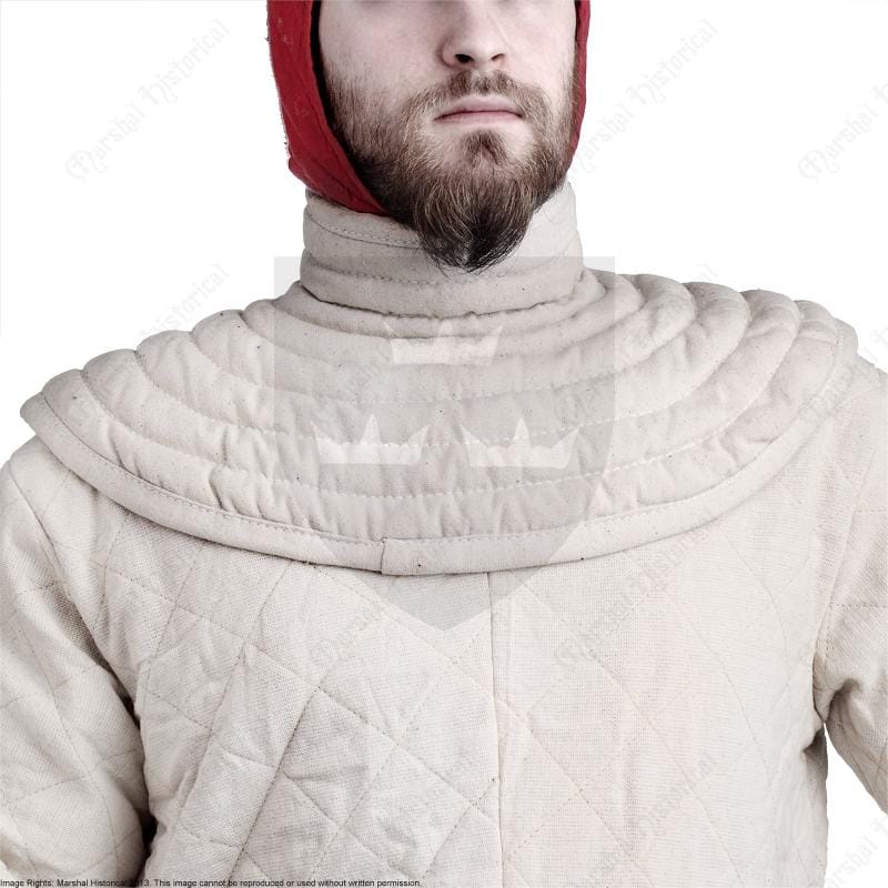 Gorjal acolchado color natural - Espadas y Más