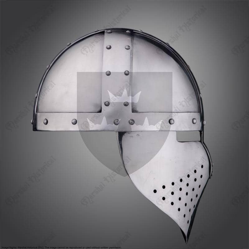Capacete con facial acero 2mm - Espadas y Más