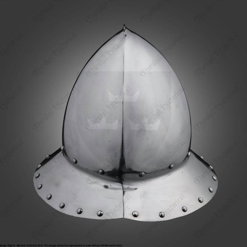 Capacete español S. XV - acero 2mm - Espadas y Más