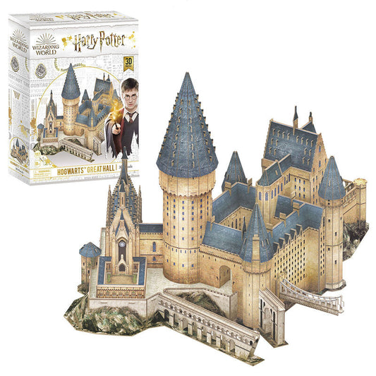 Puzzle 3D Gran Salon de Hogwarts Harry Potter - Espadas y Más