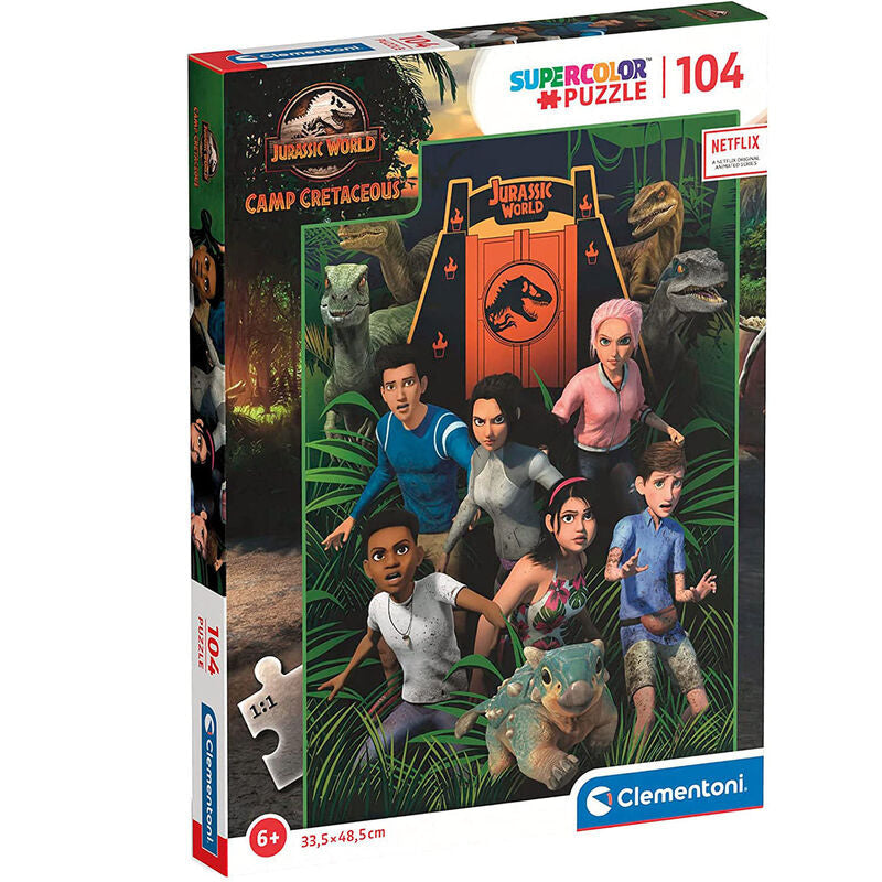 Puzzle Camp Cretaceous Jurassic World 104pzs Espadas Y Más