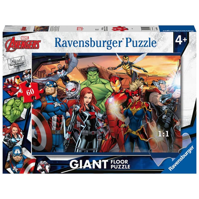 Imagen de Puzzle Gigante Los Vengadores Avengers Marvel 60pzs parte de nuestra colección en Espadas y más, sitio oficial.