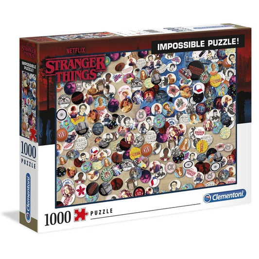 Puzzle Imposible Chapas Stranger Things 1000pcs - Espadas y Más