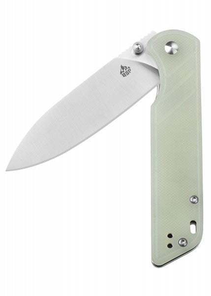 Navaja de bolsillo Loro, hoja de satén, mango G10 Varios colores QS102