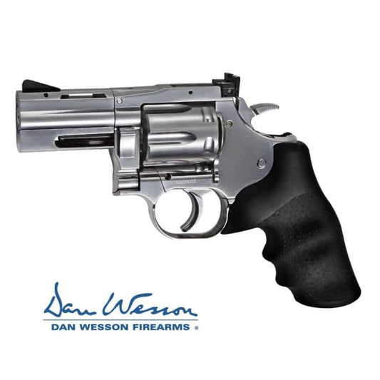 Revolver Dan Wesson 715, 4" Silver - 4,5 mm Co2 Balines ASG18612 - Espadas y Más