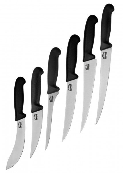Set 6 cuchillos de cocina Samura Carnicero, con estuche ⚔️ Tienda-Medieval