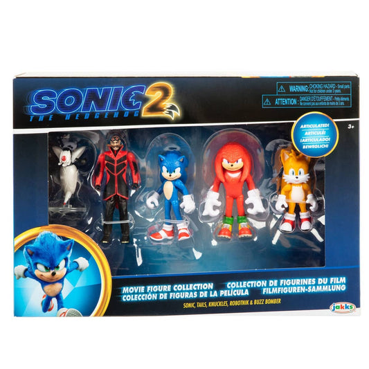 Set 5 Figuras Sonic 2 Sonic The Hedgehot 6cm - Espadas y Más