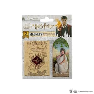 Set de 2 imanes Mapa del Merodeador / Señora Gorda - Harry Potter DO5000 - Espadas y Más