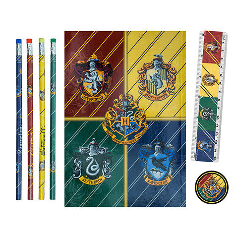 Set de papelería de casas de Hogwarts CR5110 - Espadas y Más