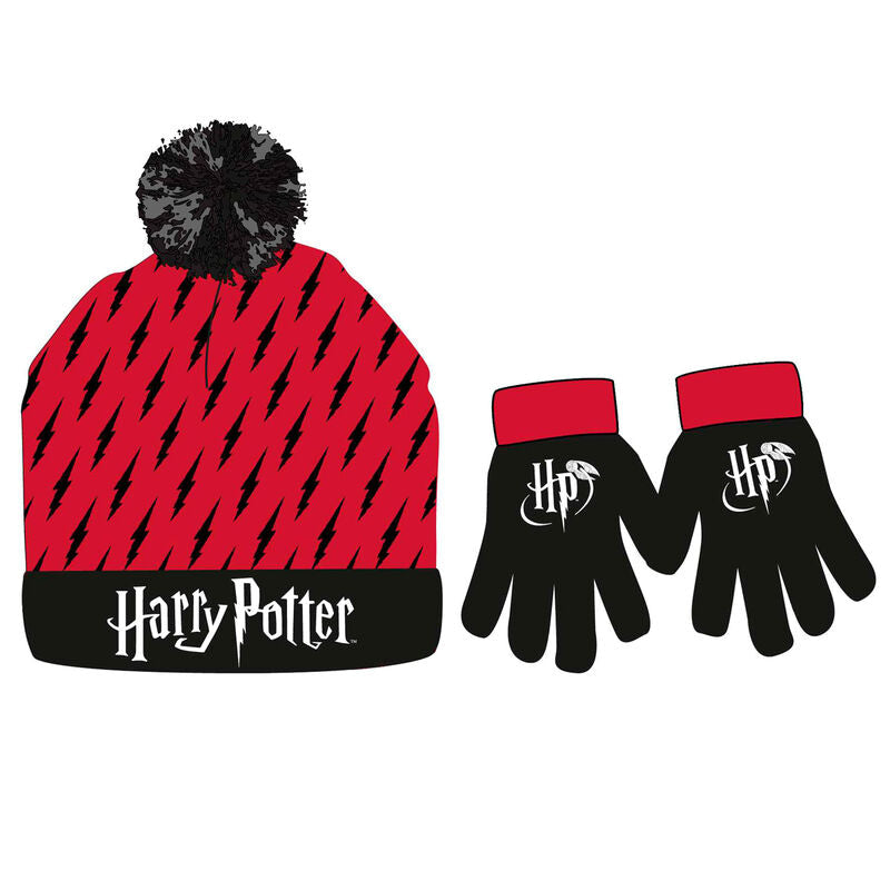 Imagen de Set gorro y guantes Harry Potter parte de nuestra colección en Espadas y más, sitio oficial.