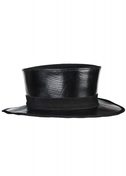 Sombrero de cuero medieval con ala ancha, sombrero de doctor de la peste, negro  ULF-LP-42 - Espadas y Más