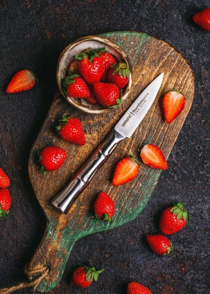 Cuchillo vegetal de bambú Samura 80 mm TCSBA-0010 - Espadas y Más