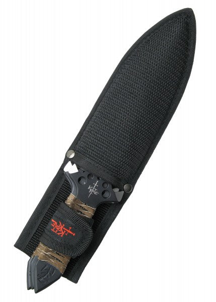 Juego de cuchillos de lanzar Hellhawk de 3 piezas - Kit Rae United Cutlery UC-KR0057 - Espadas y Más