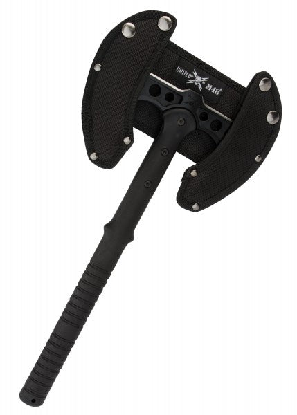 Imagen de Hacha Doble táctica M48 con vaina United Cutlery UC3056 parte de nuestra colección en Espadas y más, sitio oficial.