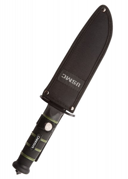 Cuchillo de combate USMC Blackout Combat United Cutlery UC3156 - Espadas y Más