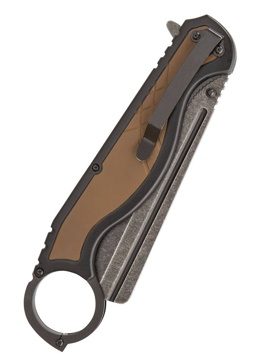 Navaja de bolsillo Black Ronin Straight Razor UC3416 - Espadas y Más