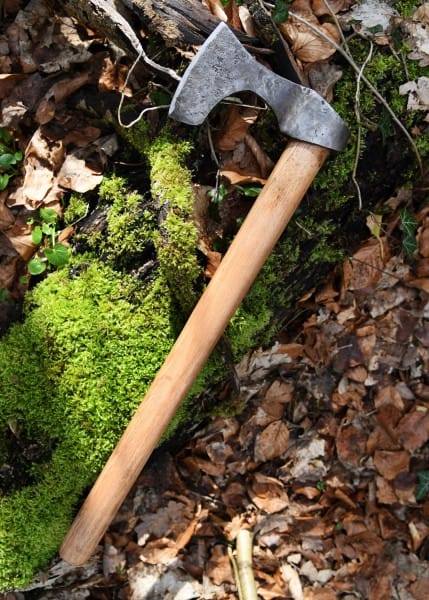Hacha vikinga, acero forjado a mano, tipo B - Espadas y Más