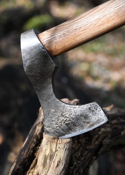 Hacha vikinga, acero forjado a mano, tipo B - Espadas y Más