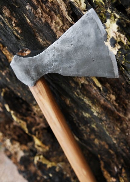 Hacha vikinga, acero forjado a mano, Tipo F ULF-AX-18 - Espadas y Más