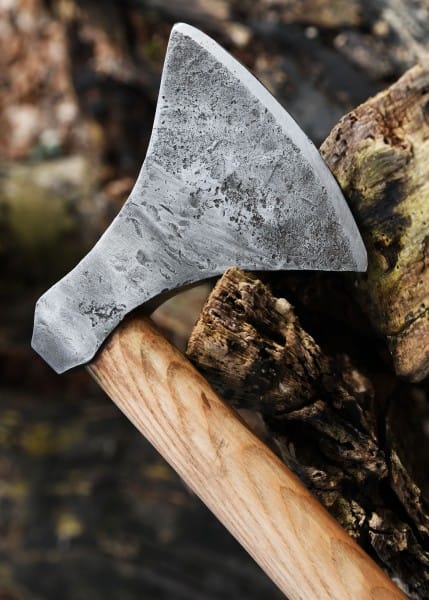 Hacha vikinga, acero forjado a mano, tipo M ULF-AX-21 - Espadas y Más