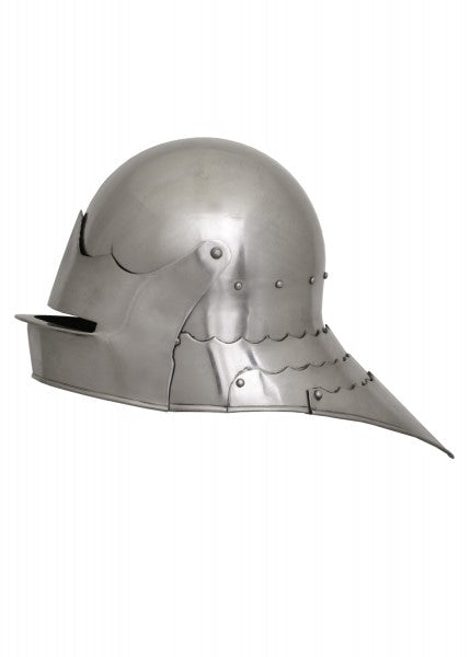ULF-HM-08 Casco Schaller gótico, acero de 2 mm - Espadas y Más
