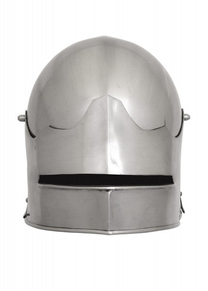 ULF-HM-08 Casco Schaller gótico, acero de 2 mm - Espadas y Más