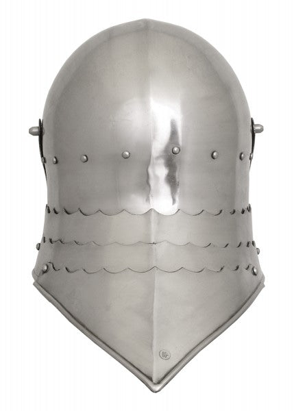 ULF-HM-08 Casco Schaller gótico, acero de 2 mm - Espadas y Más