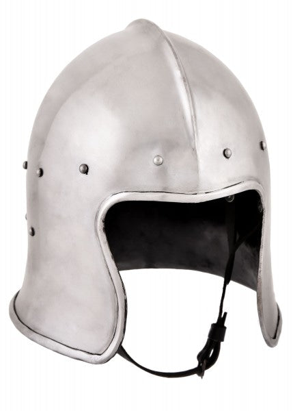 ULF-HM-12 Casco Schaller italiano, acero de 2 mm - Espadas y Más
