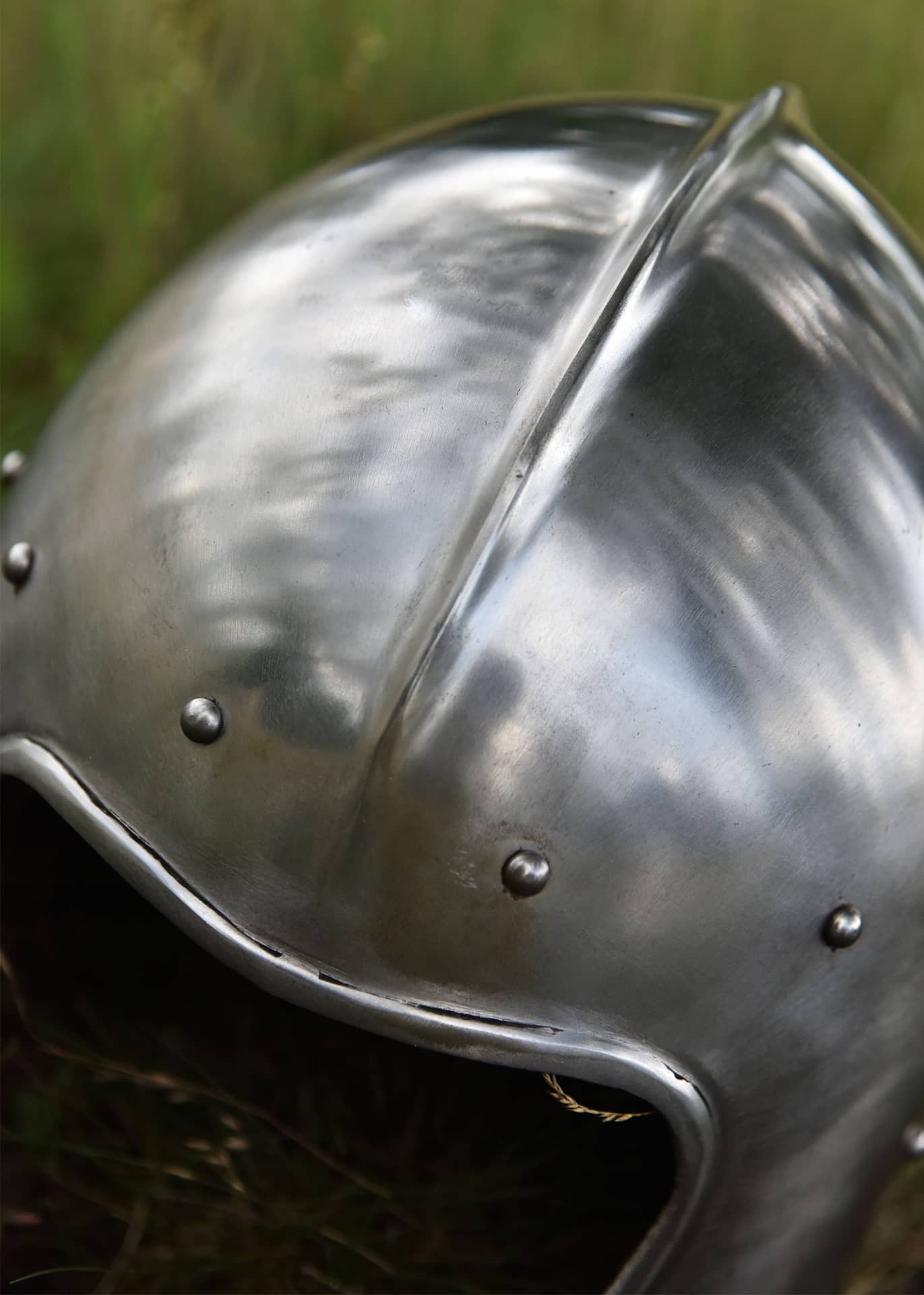 ULF-HM-12 Casco Schaller italiano, acero de 2 mm - Espadas y Más