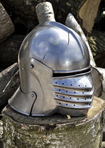 ULF-HM-18 Casco medieval Fuelle-Schaller acero de 2 mm - Espadas y Más