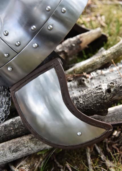 ULF-HM-20 Casco con mejilla y pectoral, acero de 2 mm - Espadas y Más