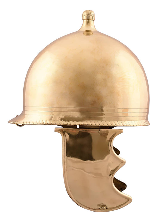 ULF-HM-55-M Casco romano Montefortino latón - Espadas y Más