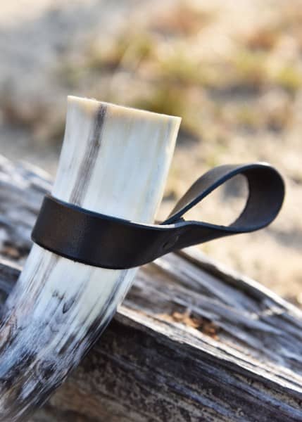 Soporte de cinturón para cuerno, negro o marrón ULF-LP-31 - Espadas y Más