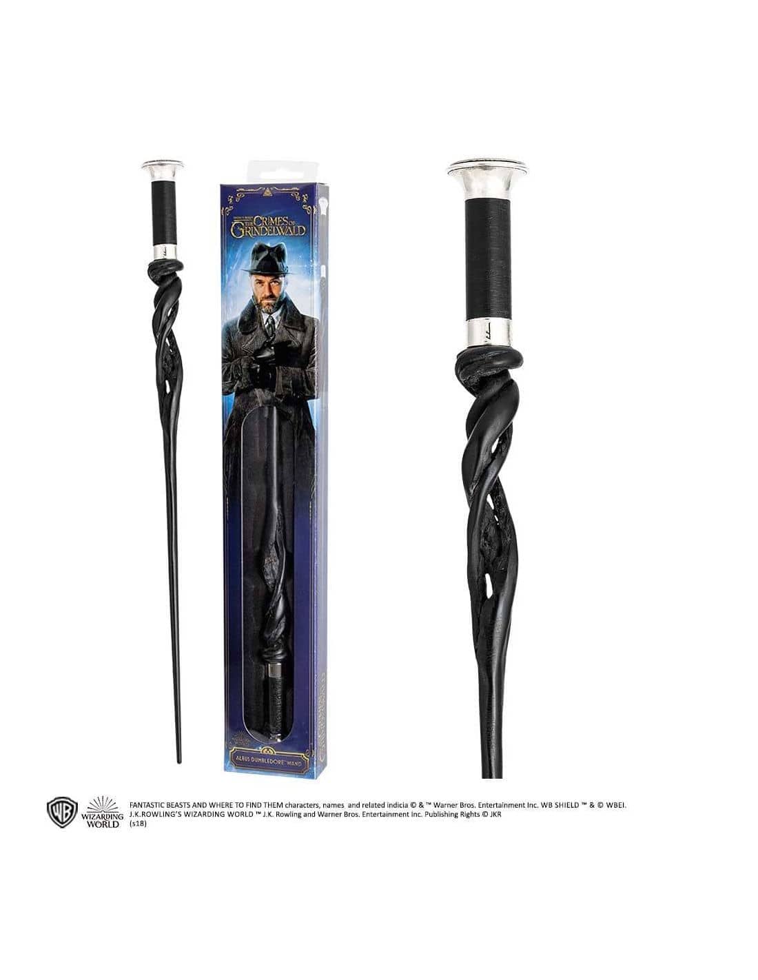 Varita mágica blister de Albus Dumbledore - Animales Fantásticos NN8594 - Espadas y Más