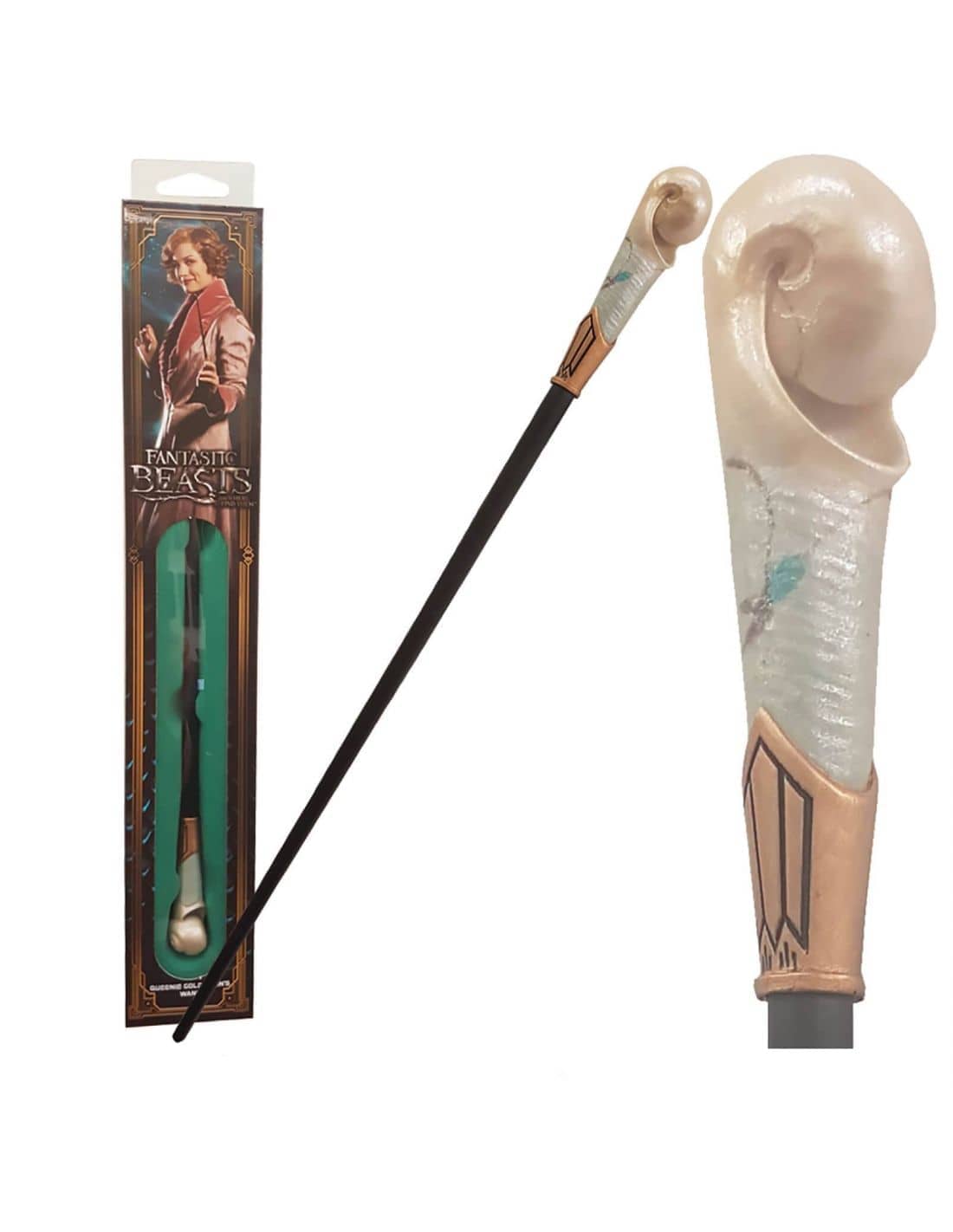 Varita mágica blister de Queenie Goldstein - Animales Fantásticos NN8584 - Espadas y Más