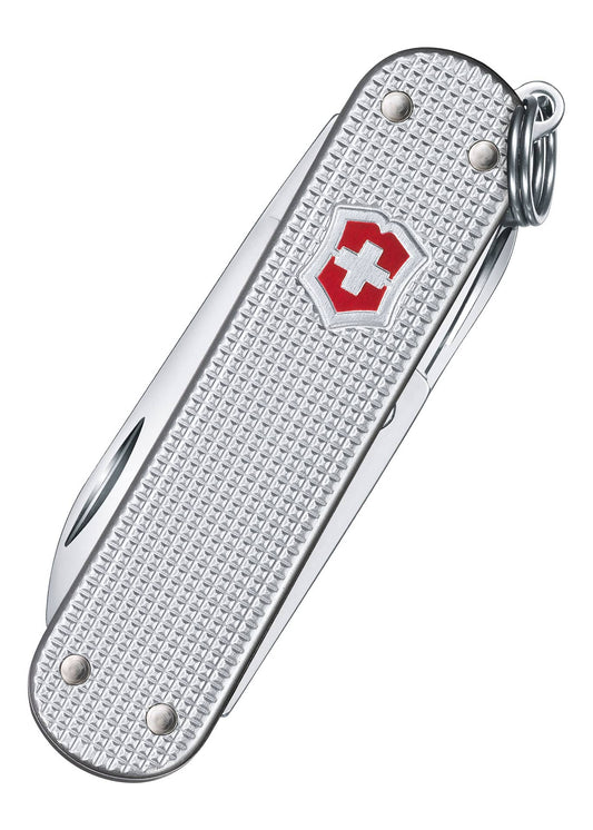 Navaja Herramienta de bolsillo pequeña Classic Alox, plateada, acanalada VI-0.6221.26 - Espadas y Más