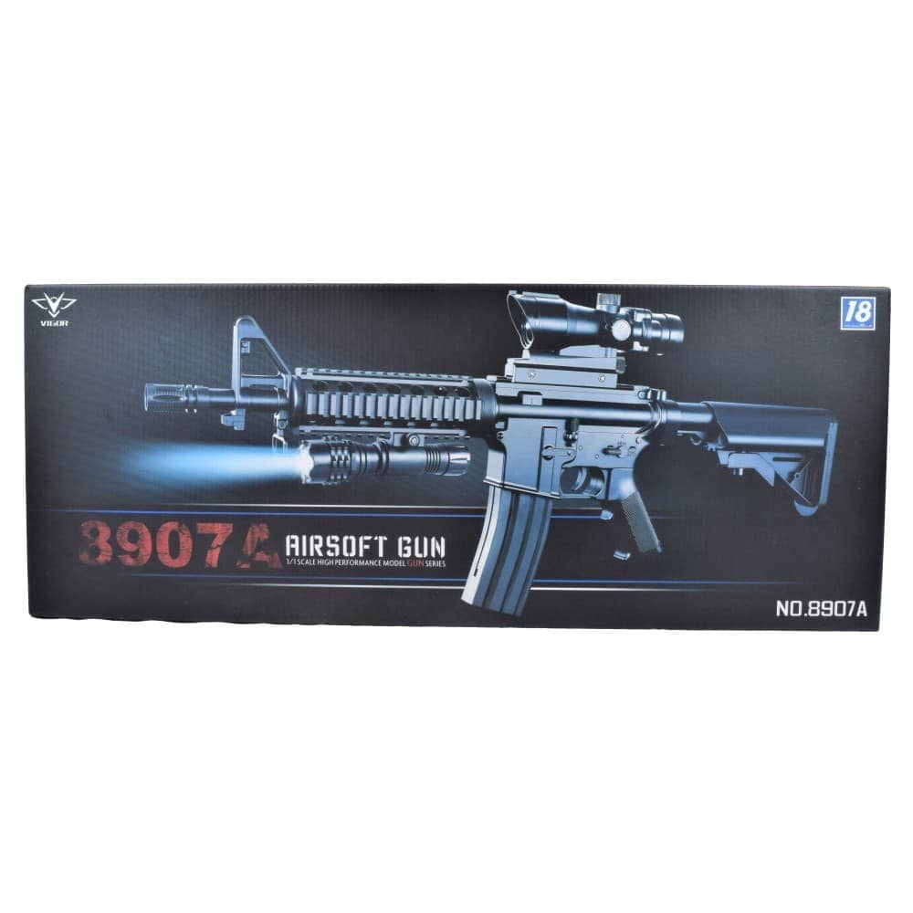 Imagen de Rifle De Muelle Airsoft (8907A) parte de nuestra colección en Espadas y más, sitio oficial.