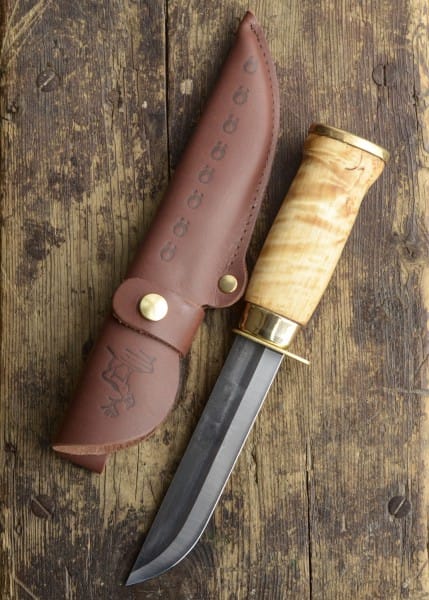 Cuchillo de caza Karhuleuku, sormisuojalla, Wood Jewel WJ-23KLSS - Espadas y Más