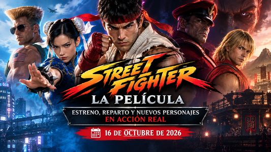 Ilustración representativa de Street Fighter, con el título del artículo