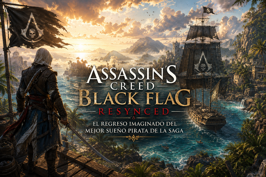 Referencias a Assassin's Creed y piratas, con el título del artículo