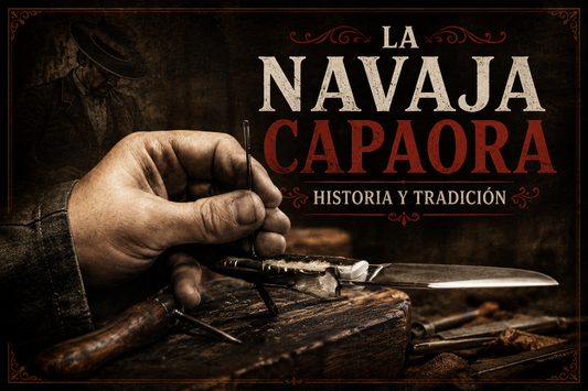 Imagen de una mano ajustando una Navaja, con el título del artículo